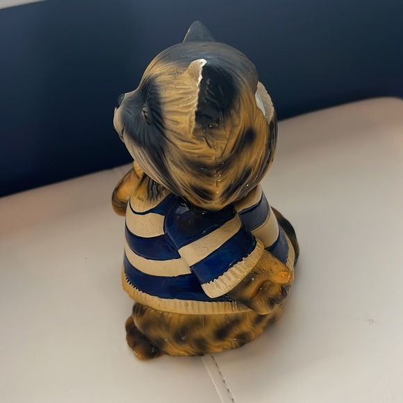 Rare Vintage Cat Piggy Bank - Picture 5 of 7